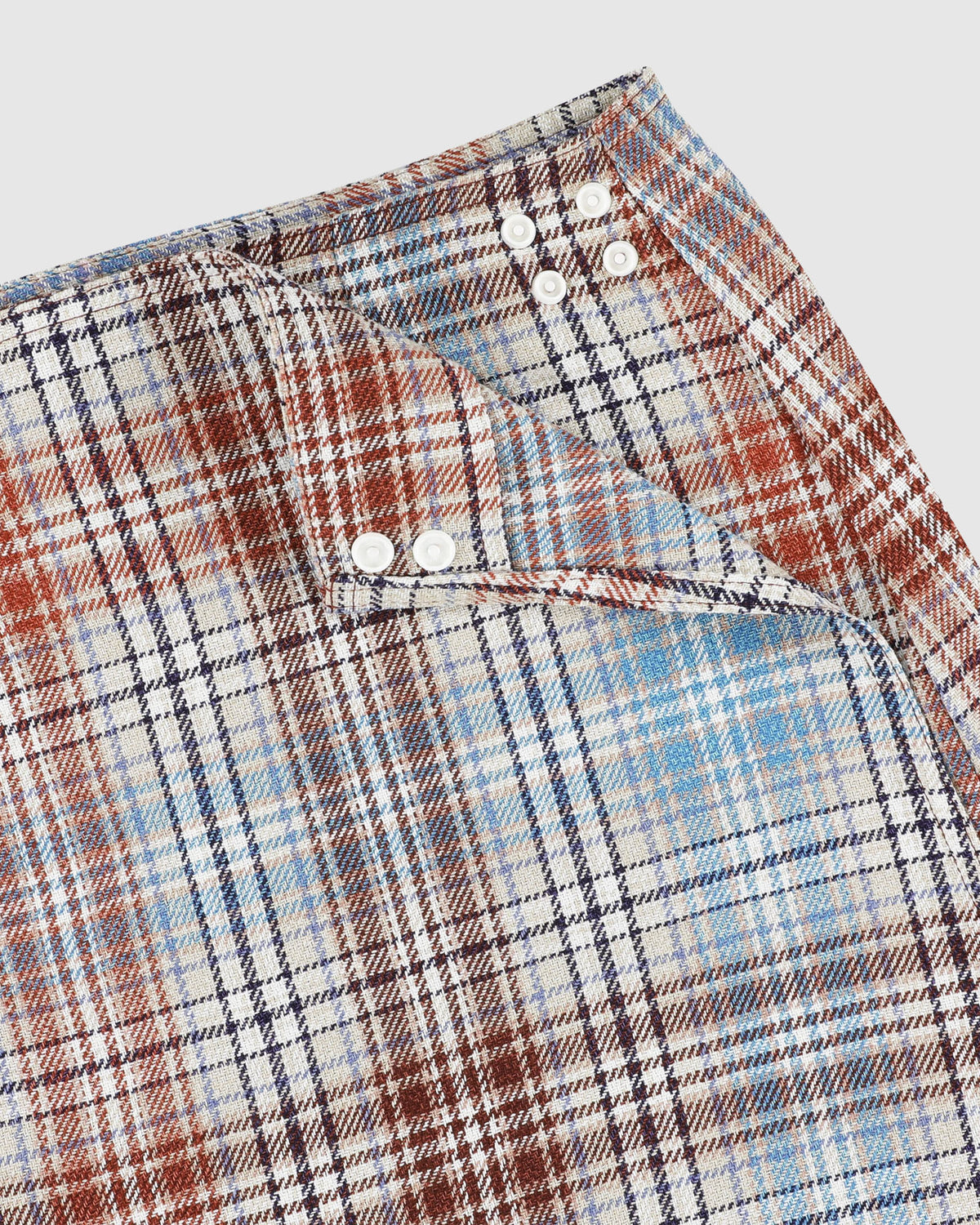 Safe Skirt - Japanese Twill Check - Sand (Women)