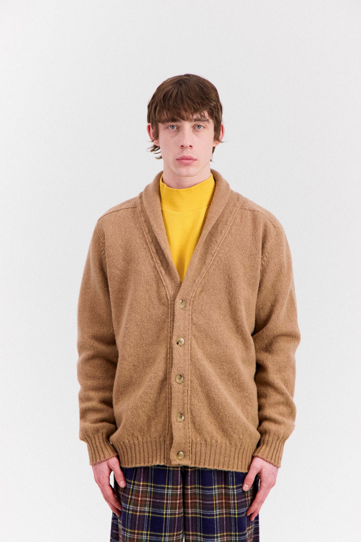 Shaggy Bear - Shawl Cardigan - Desert Cream