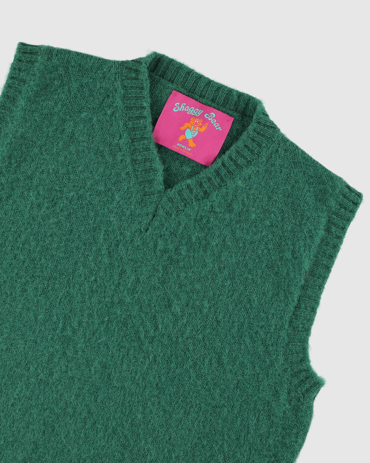 Shaggy Bear Slipover - Dusky Mint