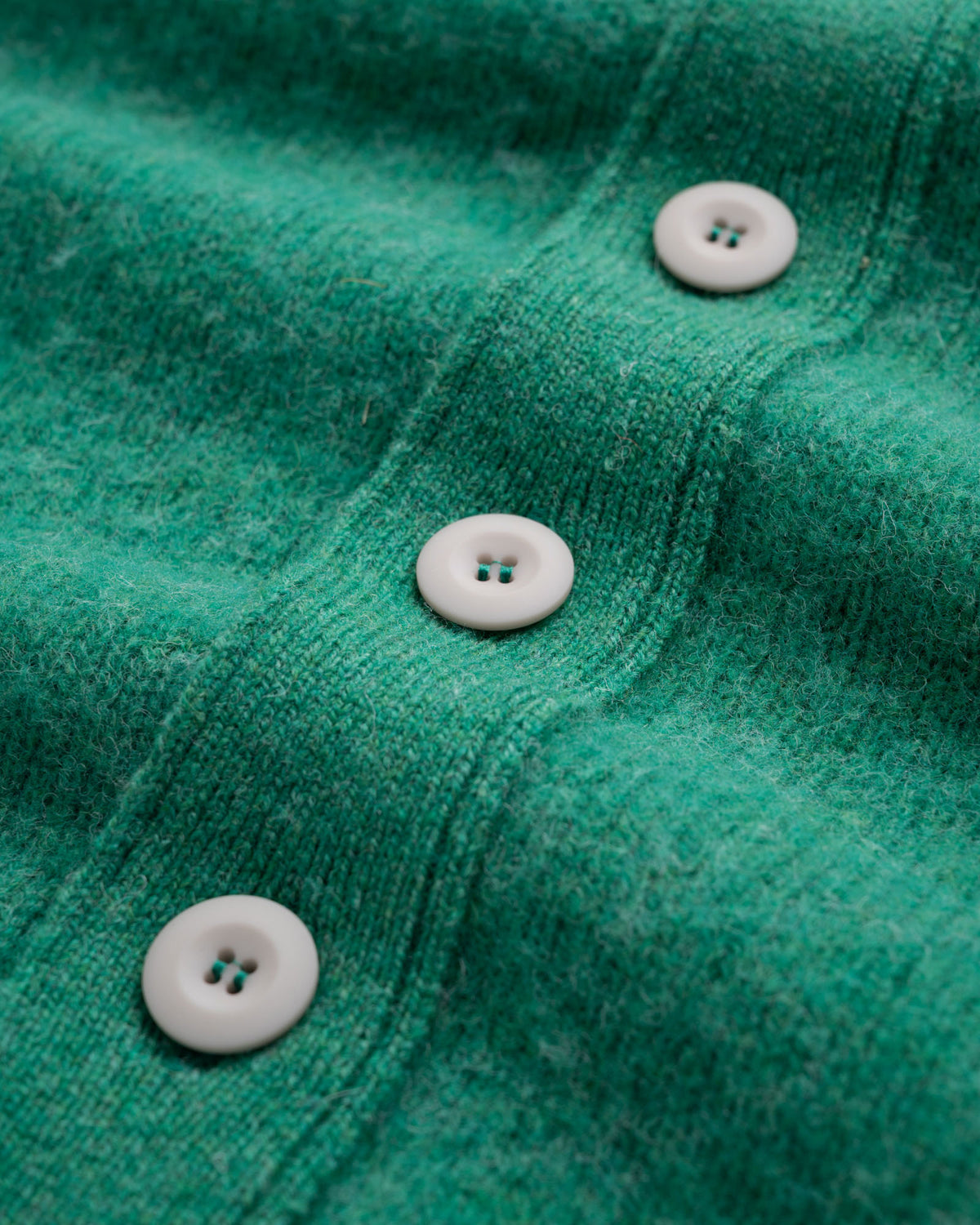 Shaggy Bear Cardigan - Greendream