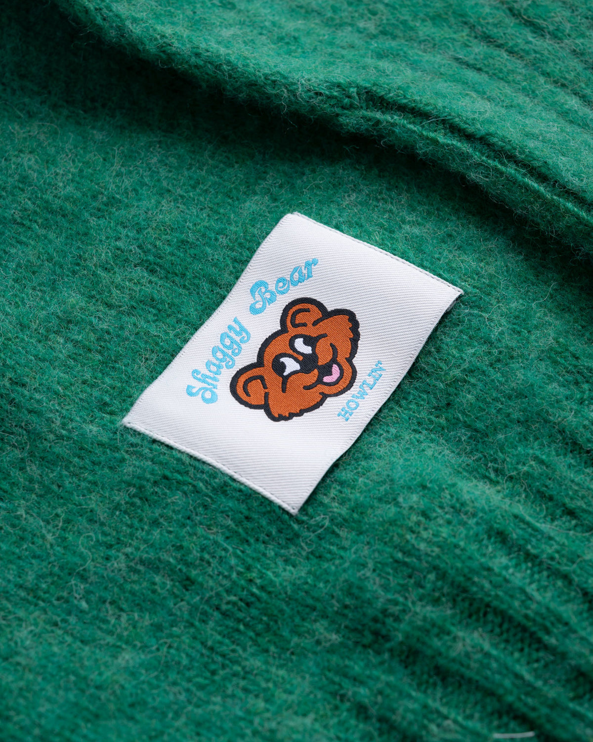 Shaggy Bear Cardigan - Greendream