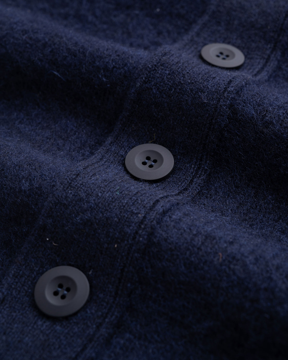Shaggy Bear Cardigan - Navy