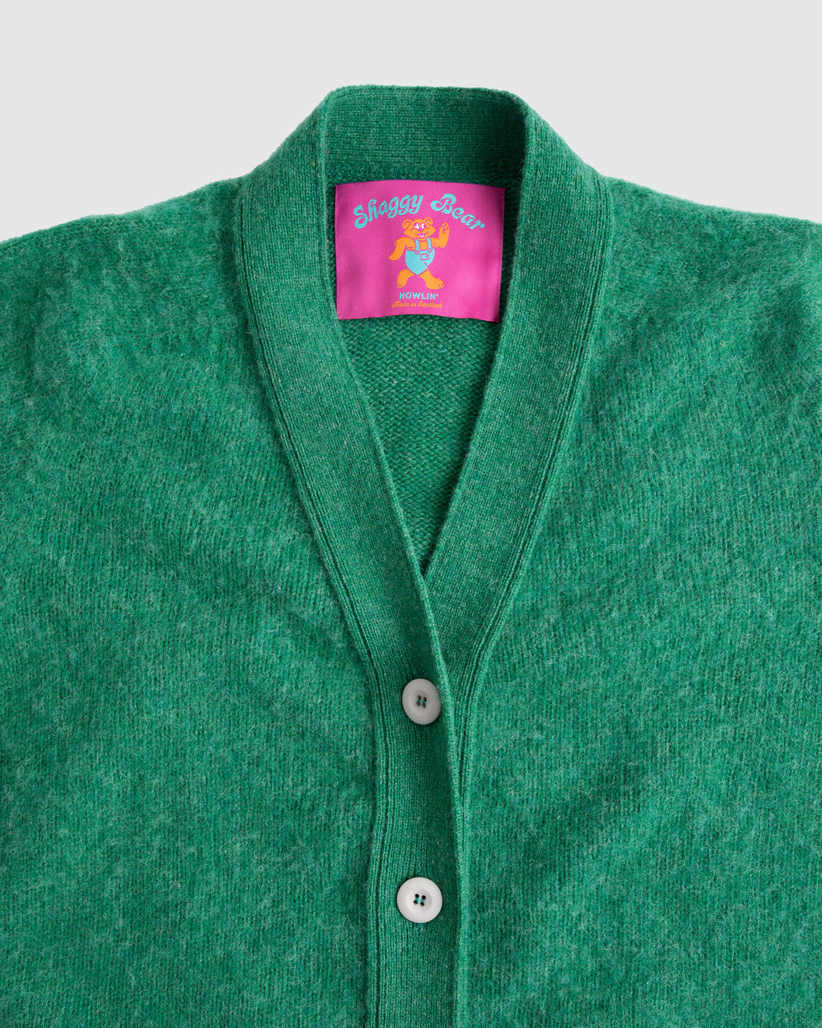 Shaggy Bear Women Cardigan - Greendream (Women)