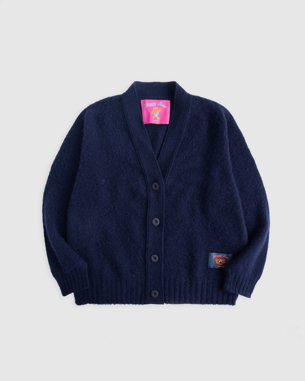 Shaggy Bear Women Cardigan - Navy (Women)