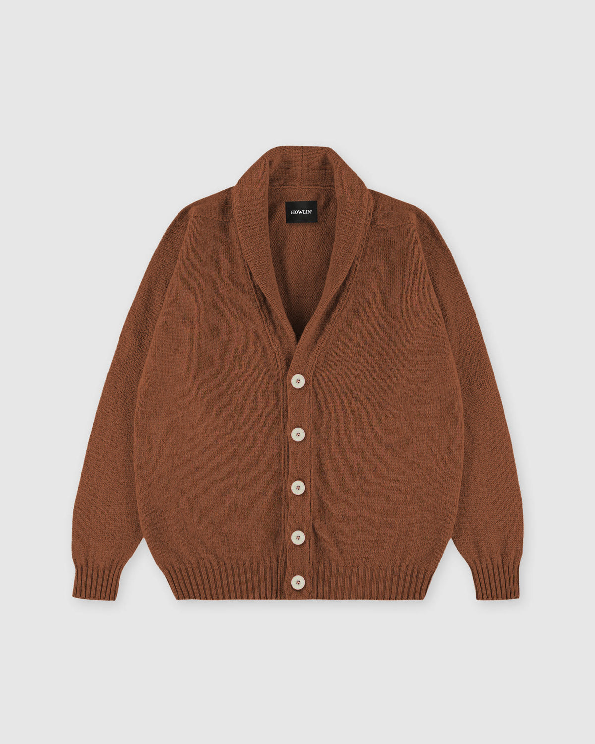 Shaggy Bear - Shawl Cardigan - Hazelwood