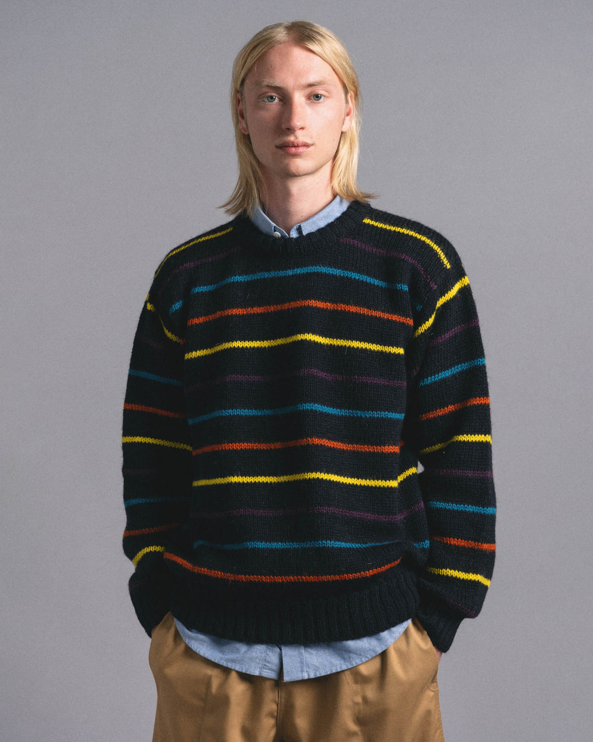 Six Blade Knit - Navy