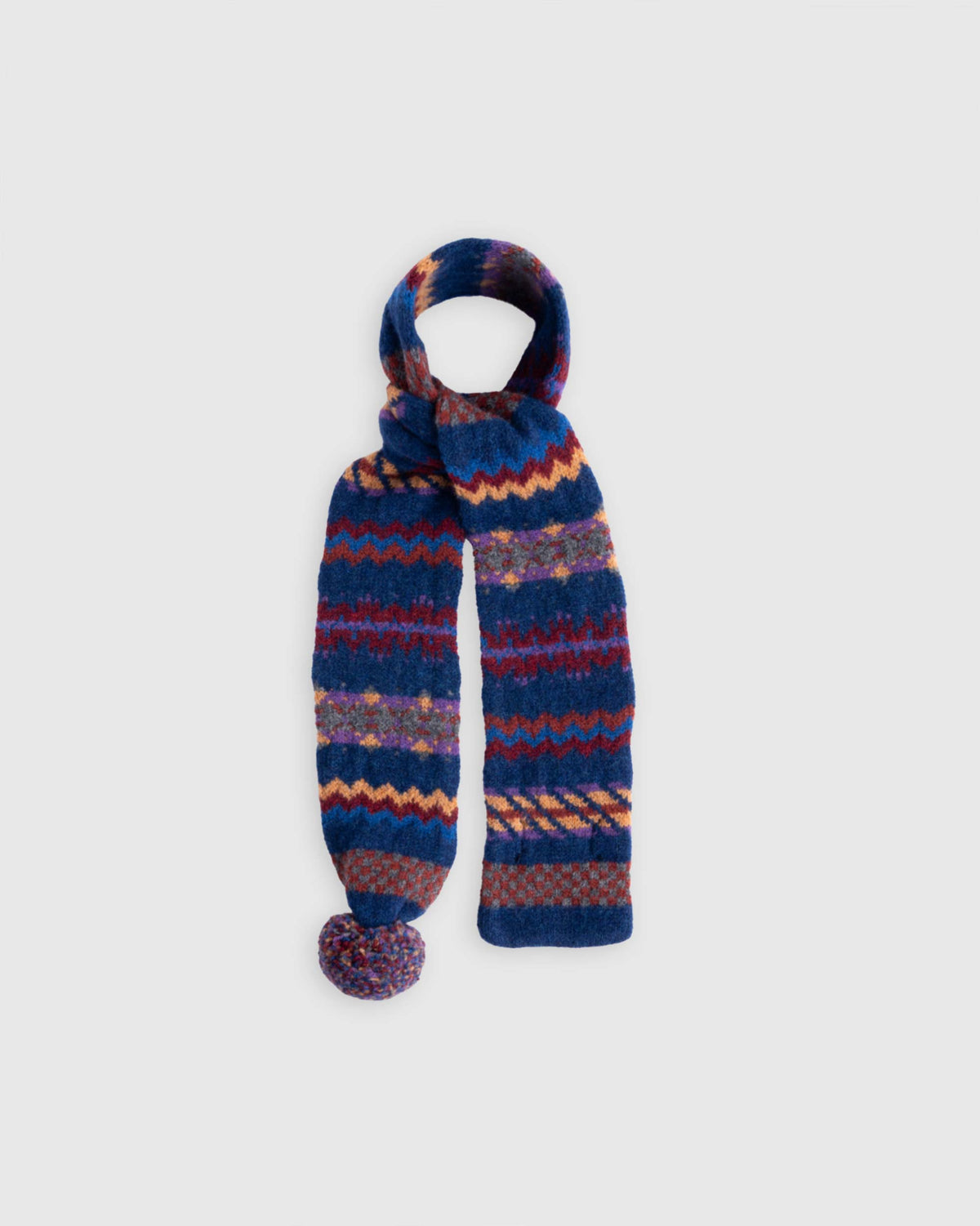 Small Woolen Wonder Scarf - Blue
