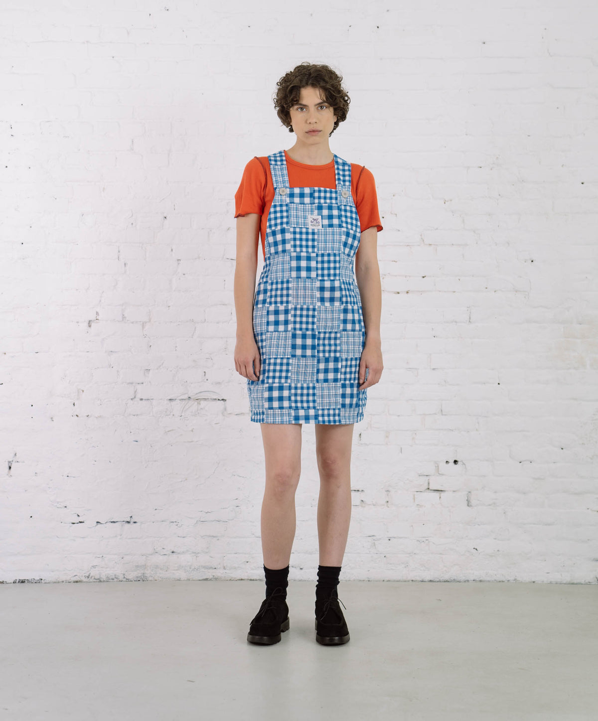 Cosmic Dress - Blue Madras Patchwork (Women)