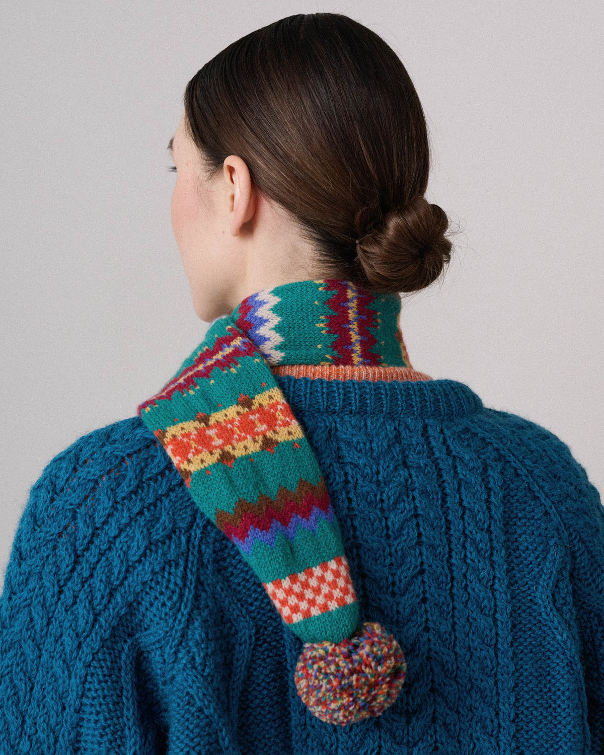 Small Woolen Wonder Scarf - Strange Green