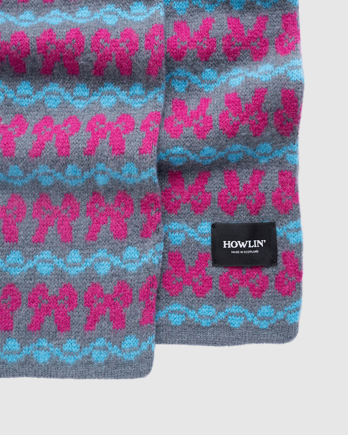 Cosmic Bows Scarf - Smoke