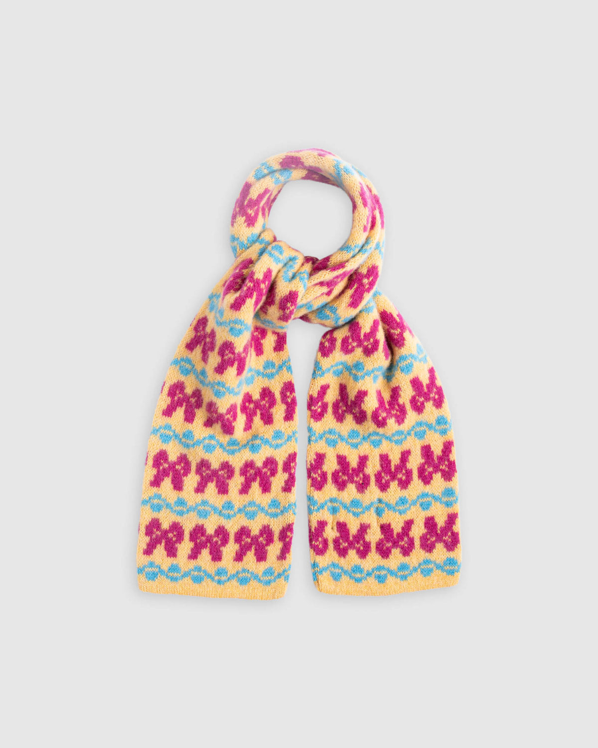 Cosmic Bows Scarf - Sunny Up