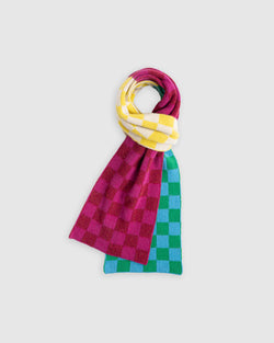 Cosmic Checkerboard Scarf - Floaty