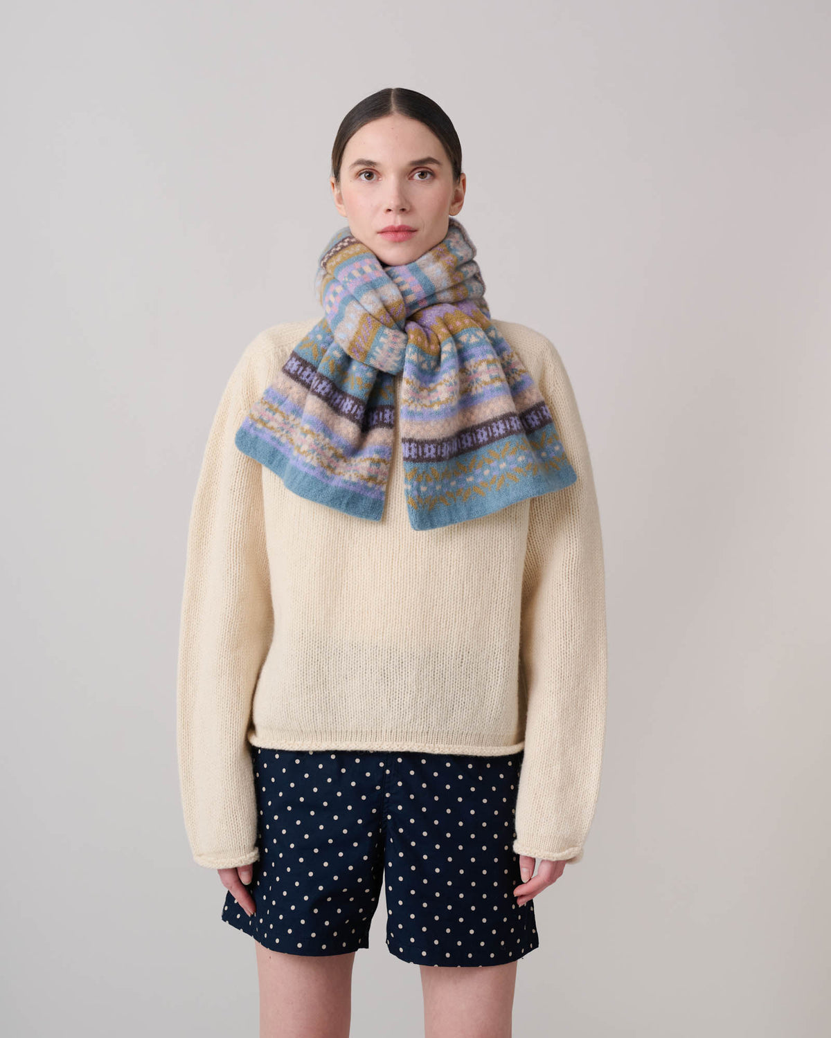 Future Is Mixed Up Scarf - Bloom