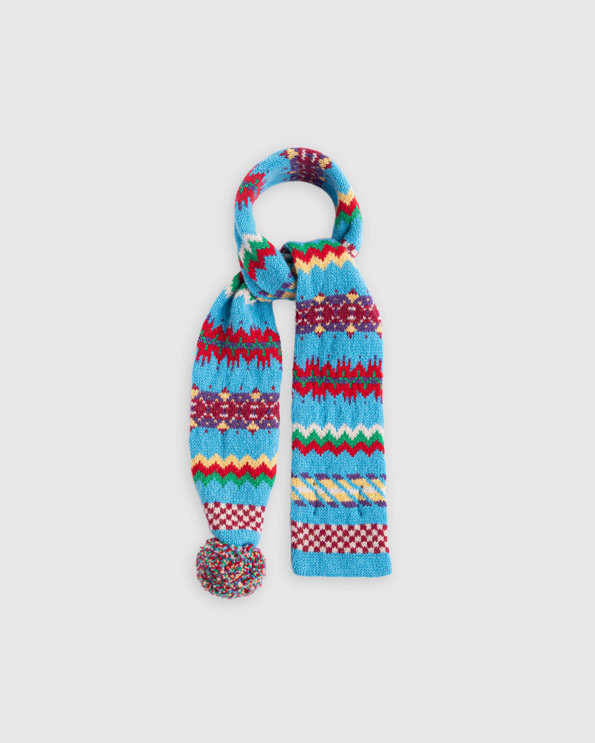 Small Woolen Wonder Scarf - Aquamarine