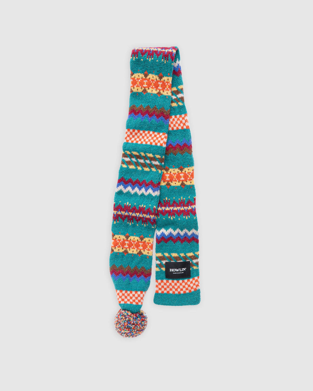 Small Woolen Wonder Scarf - Strange Green