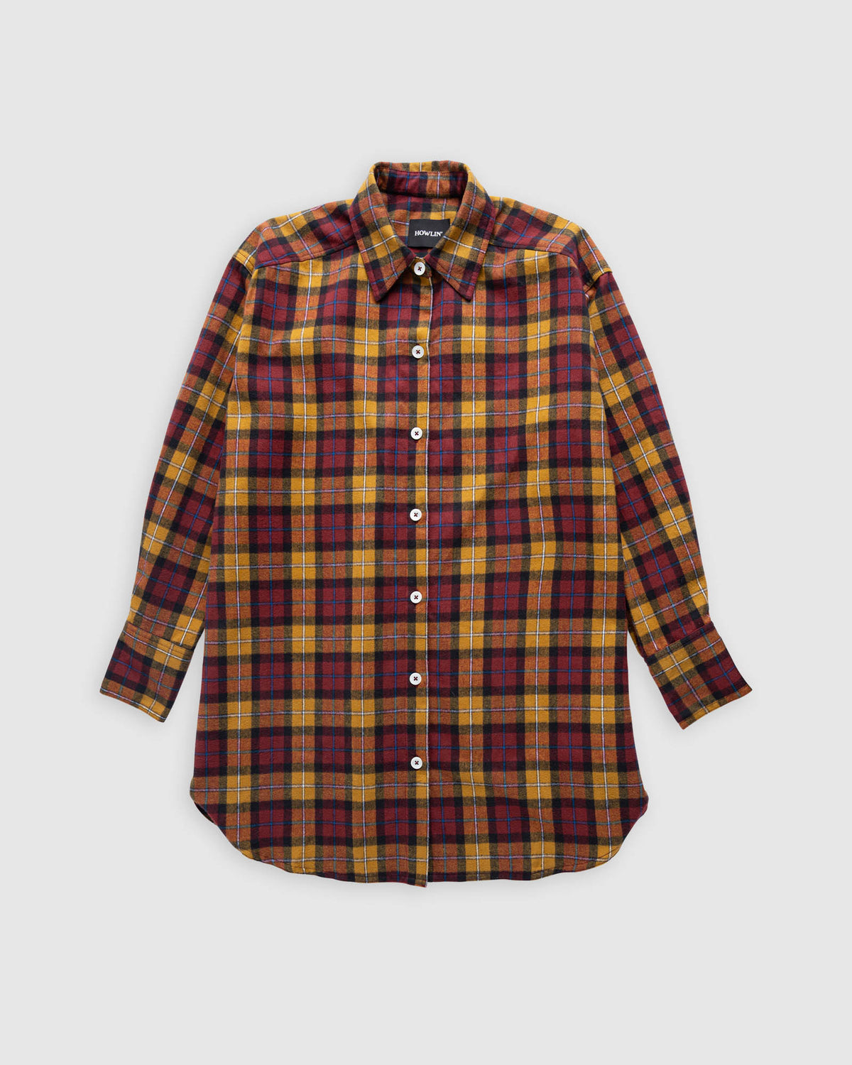 Big Lovely Shirt - Check Twill - Yellowman (Women)