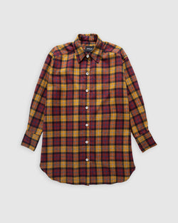 Big Lovely Shirt - Check Twill - Yellowman (Women)