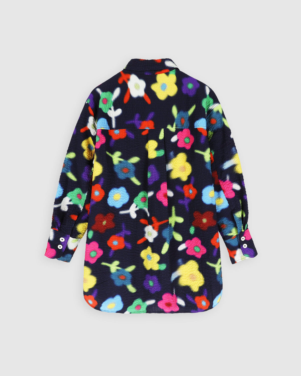 Big Lovely Shirt - Trippy Flowers - Space (Women)