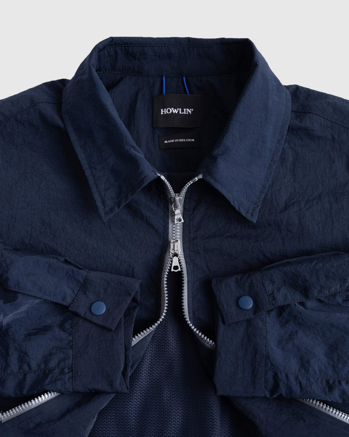 Boxy Swing Jacket - Grungy Japanese Nylon Twill - Deep Navy