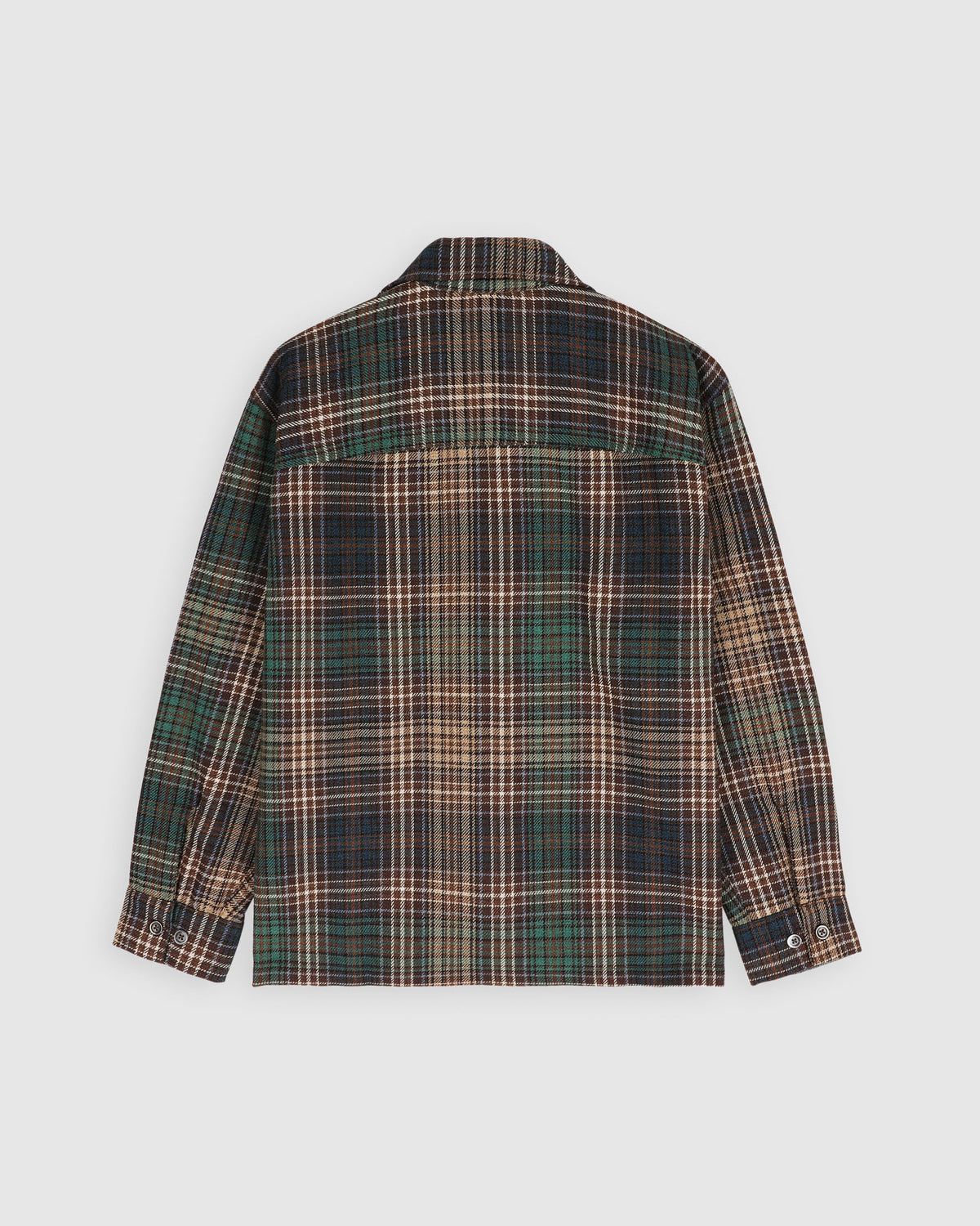 Boxy Freedom Shirt - Japanese Twill Check - Brown