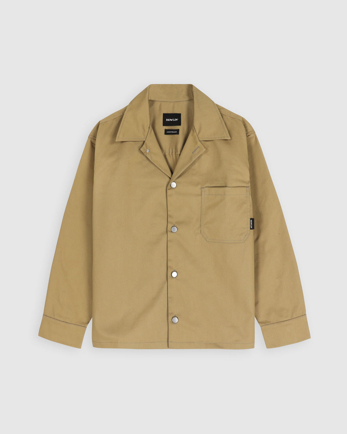 Boxy Freedom Shirt - Twill Fix - Cognac