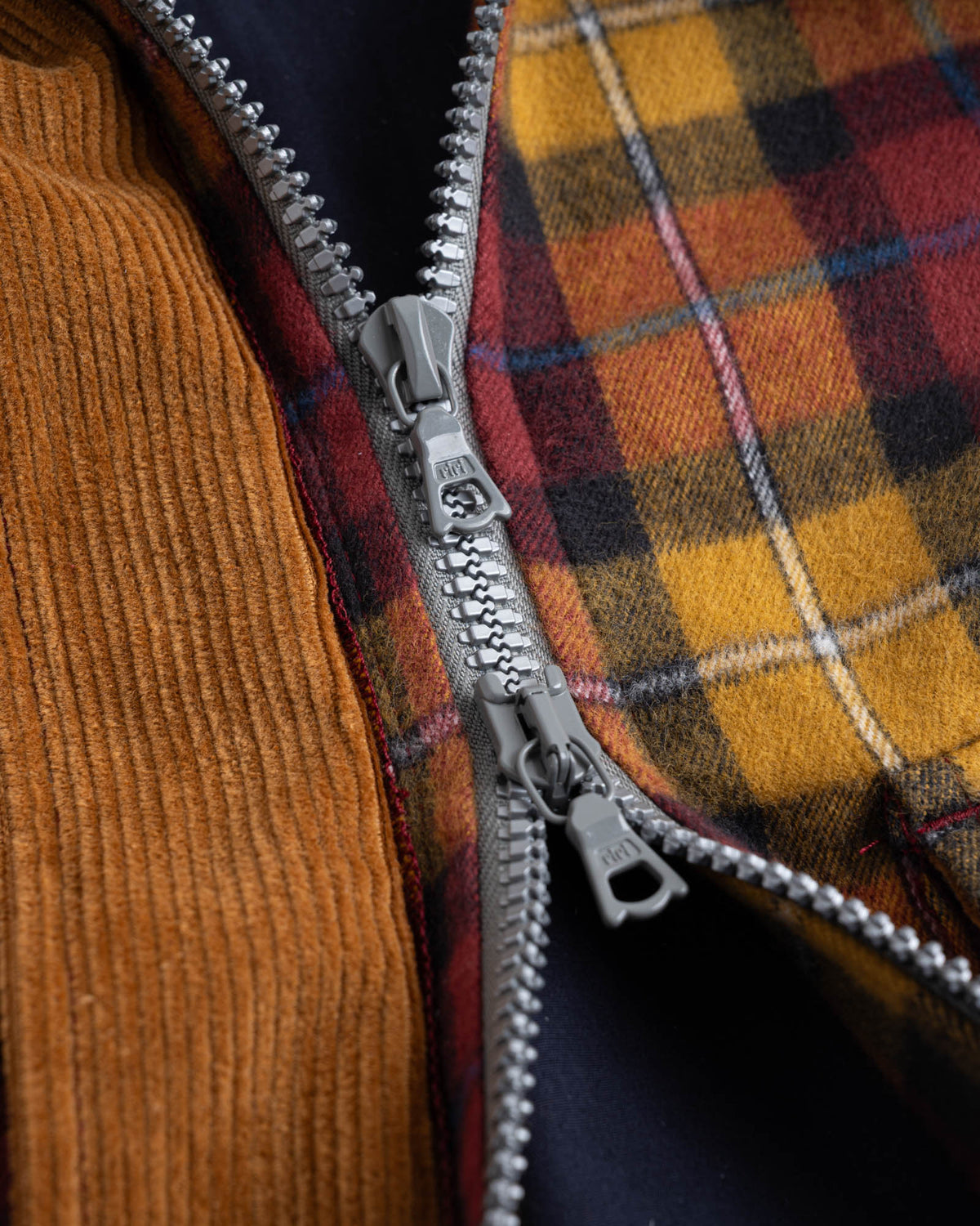 Boxy Moon Jacket - Check Twill - Yellowman (Women)
