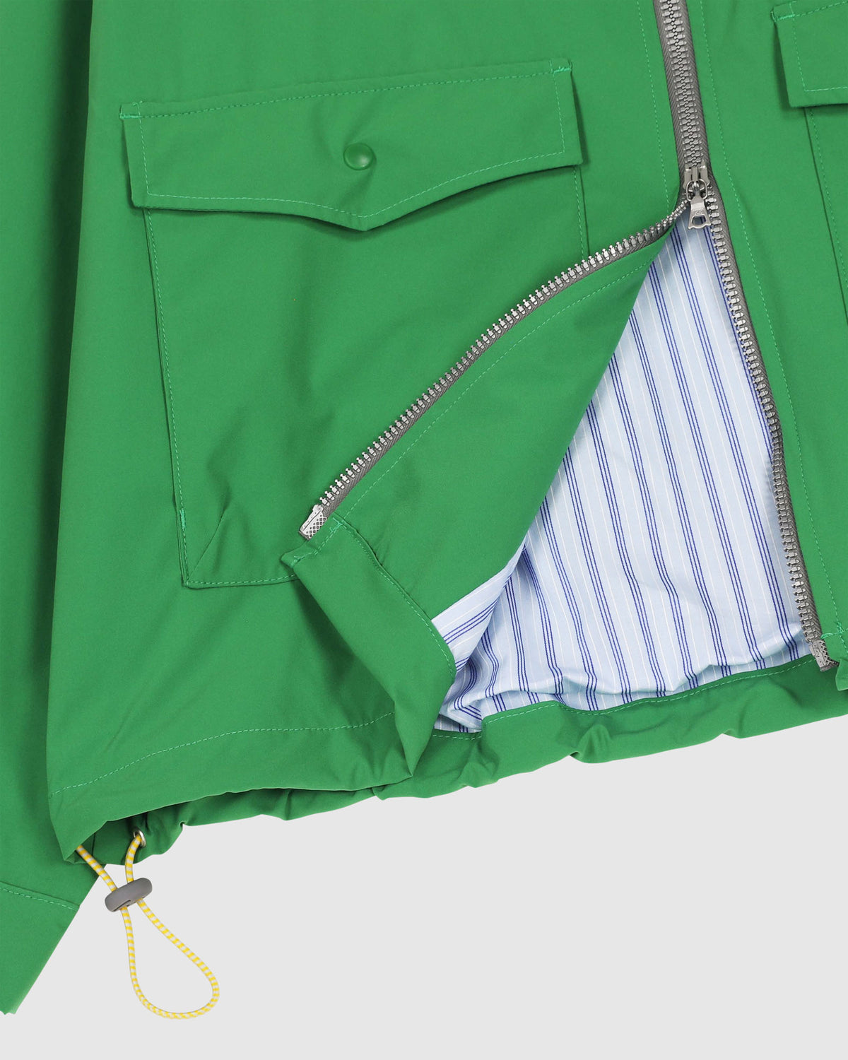 Boxy Swing Jacket - Eco Taffeta - Space Green