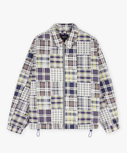 Boxy Swing Jacket - Fantasy - Blue Madras Mix