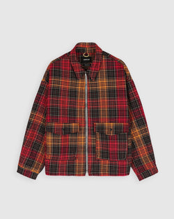 Boxy Swing Jacket - Japanese Twill Check - Spaced Up