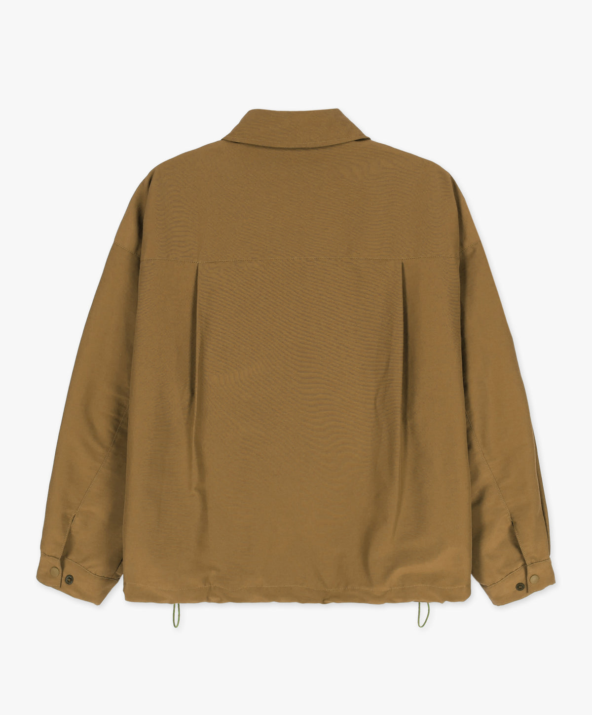 Boxy Swing Jacket - Khaki Water Repellent Nylon