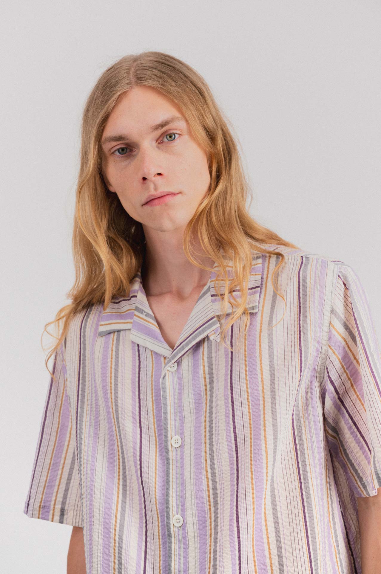 Howlin' Cocktail D'Amore Shirt - Violet Stripes SS25