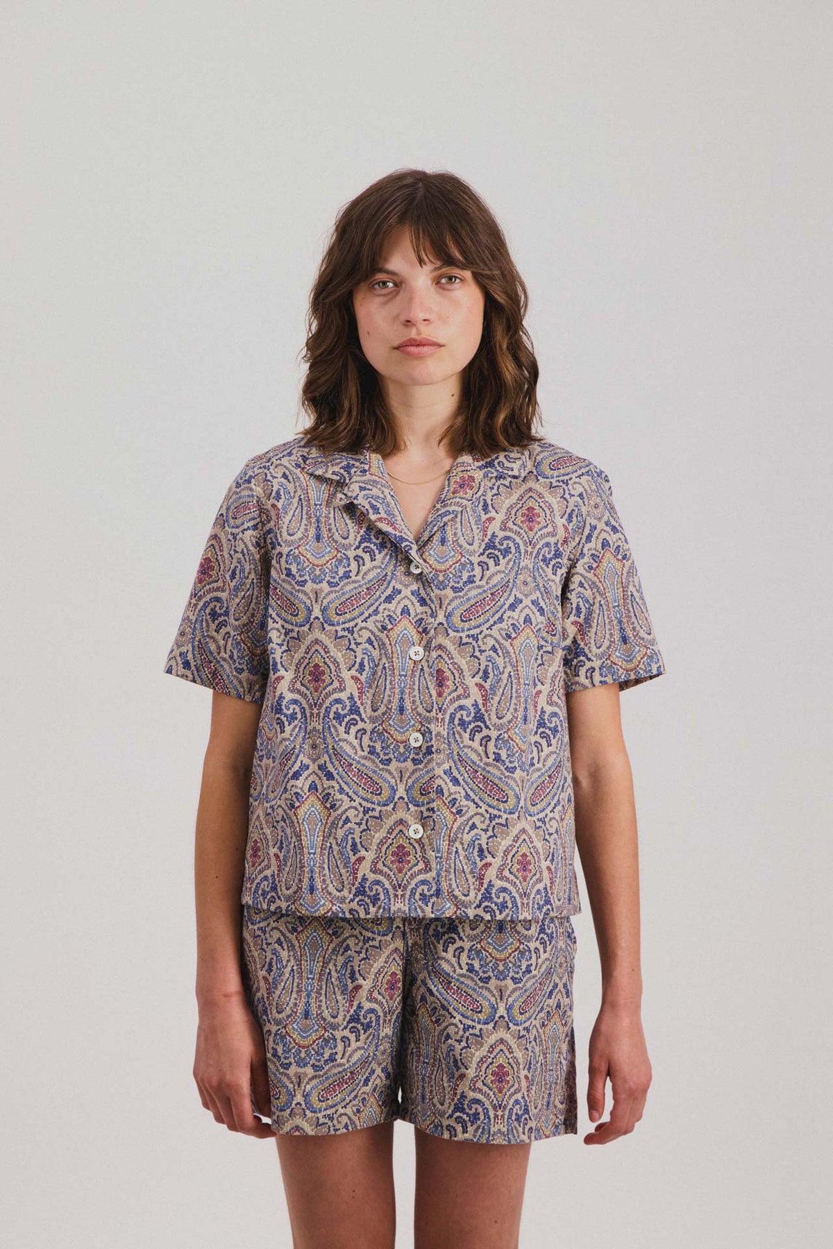 Cocktails For The Girls Shirt - Fantasy - Sand Psych Paisley (Women)