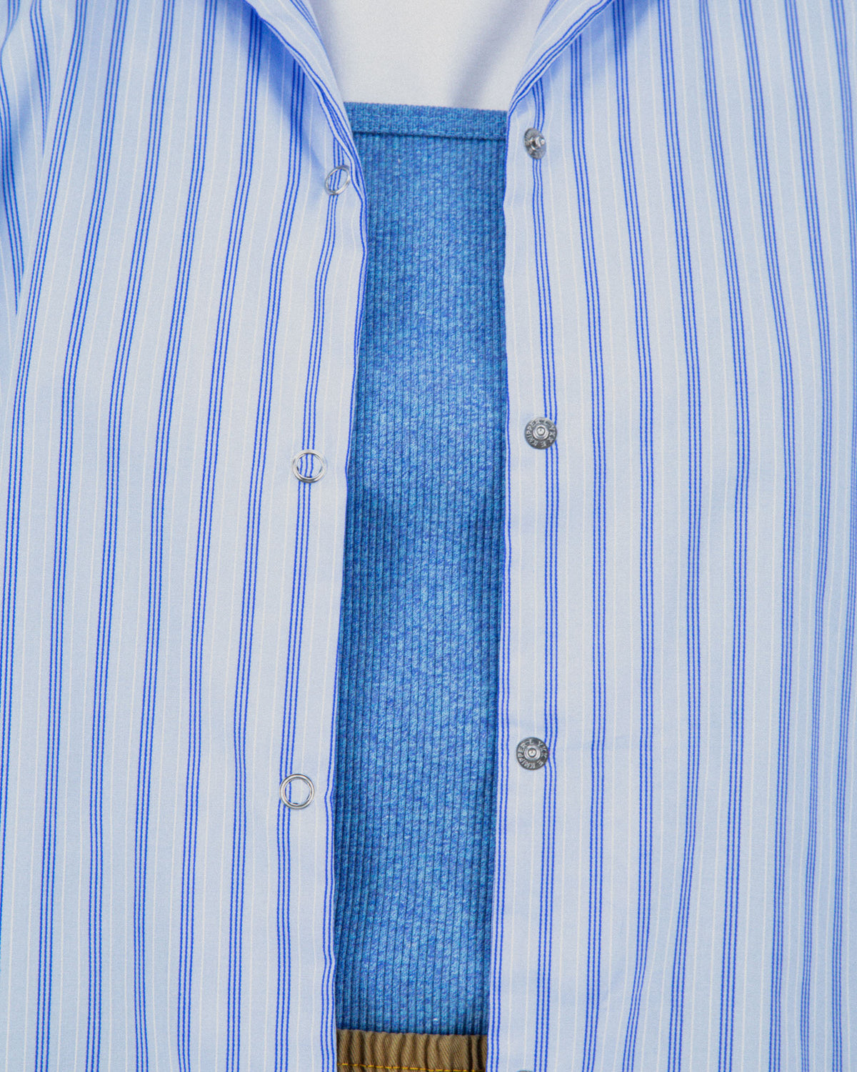Cocktails For The Girls Shirt - Fine Stripes - Multi Blue (Women)