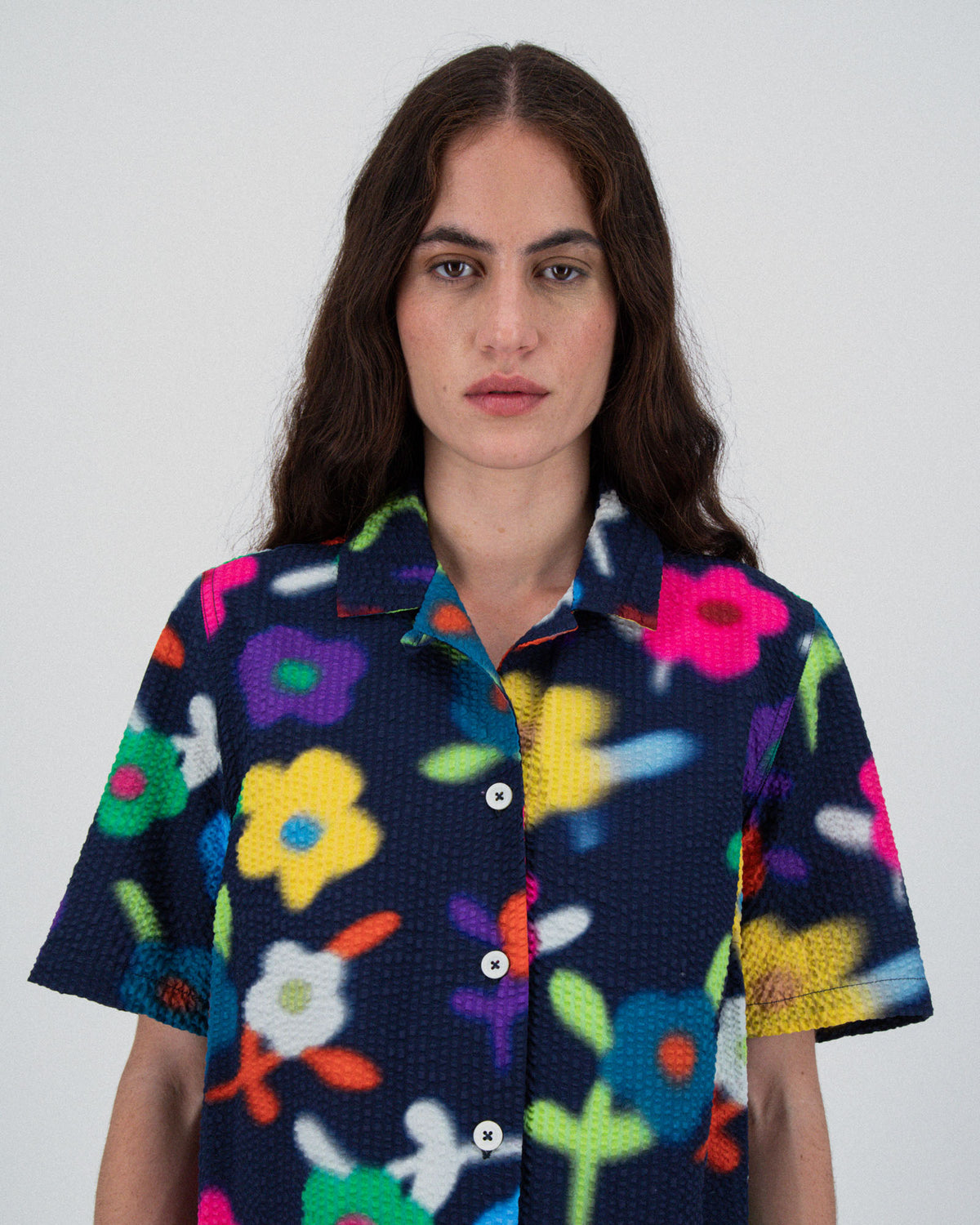 Cocktails For The Girls Shirt - Trippy Flowers - Space (Women)