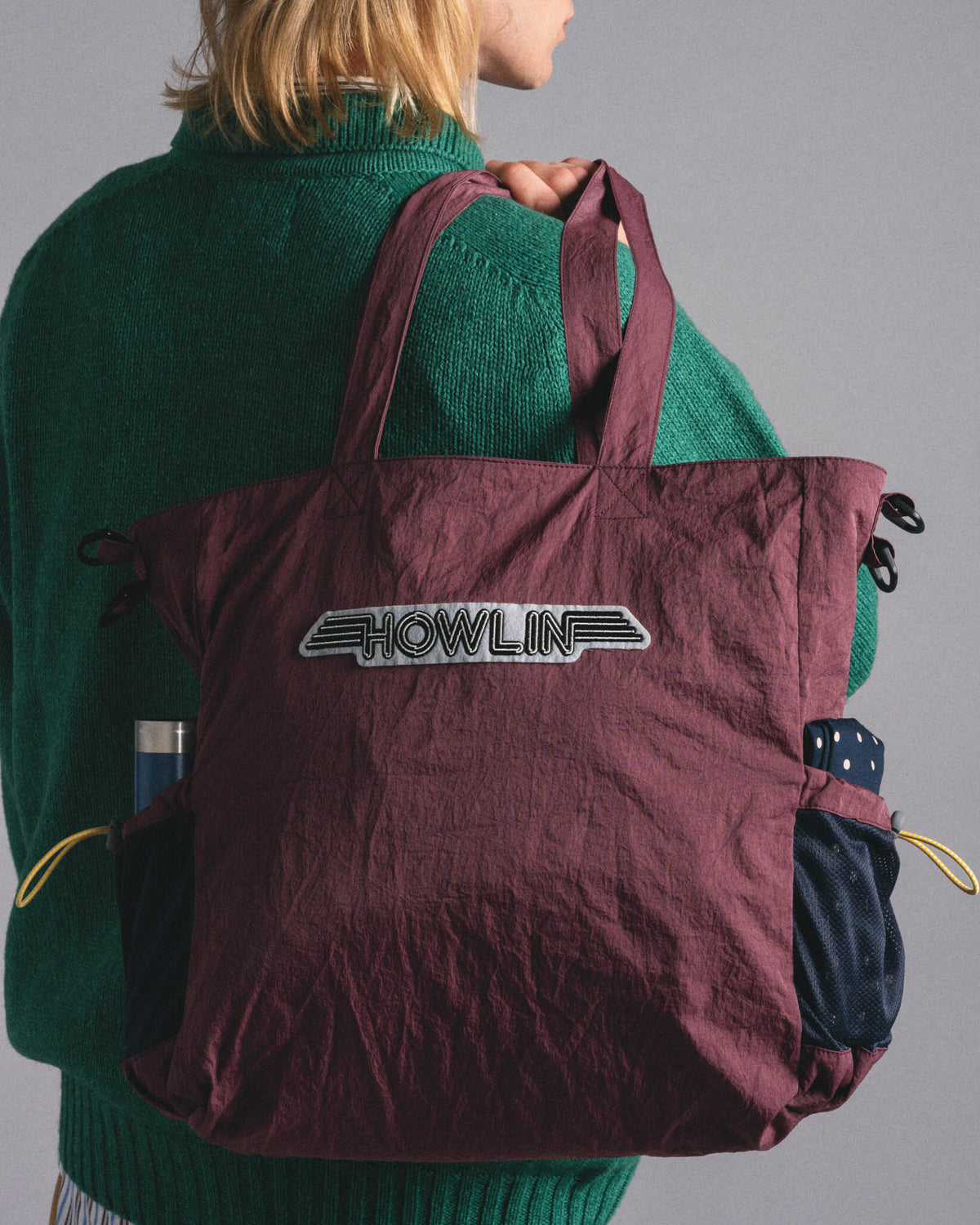 Cosmic Bag - Grungy Japanese Nylon Twill - Burgundy