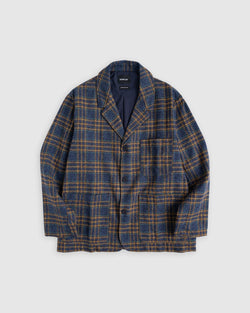 Cosmic Blazer - Check - Blue