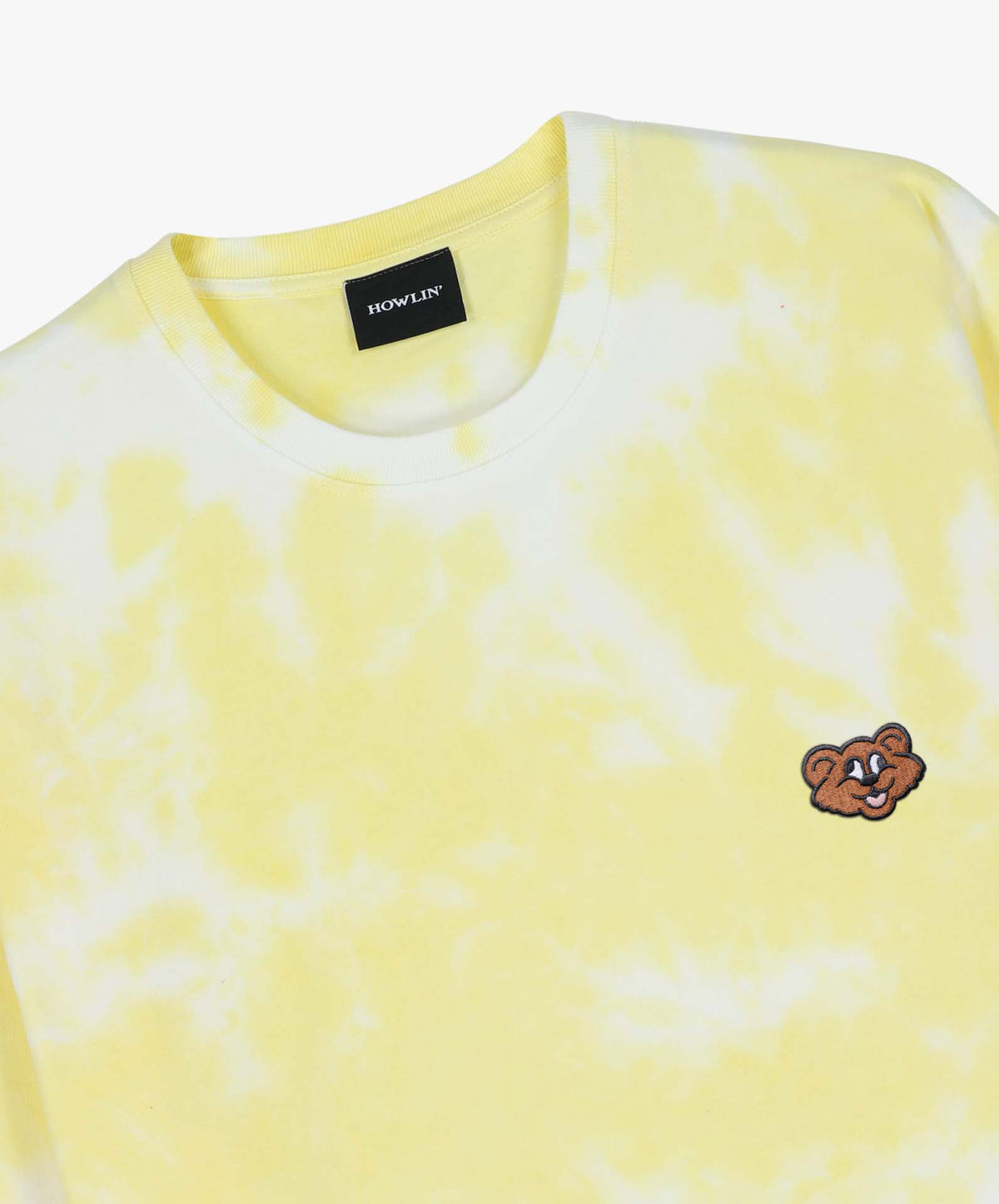 Cosmic Long Sleeves Shaggy Bear - Soft Yellow