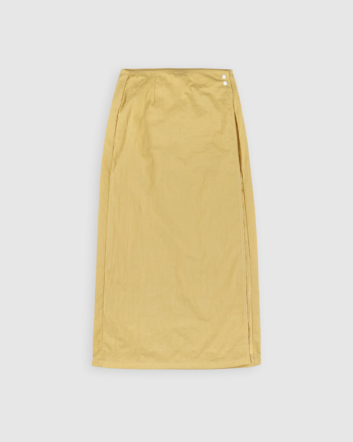 Cosmic Skirt - Grungy Japanese Nylon Twill - Yellow (Women)