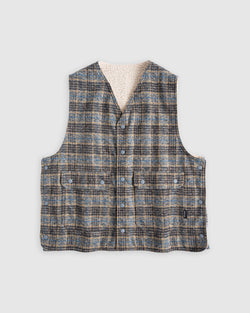 Cosmic Vest - Check - Grey