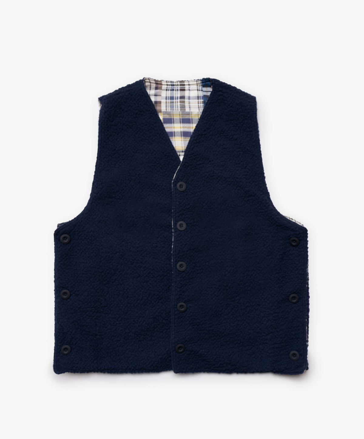 Cosmic Vest - Blue Madras Mix