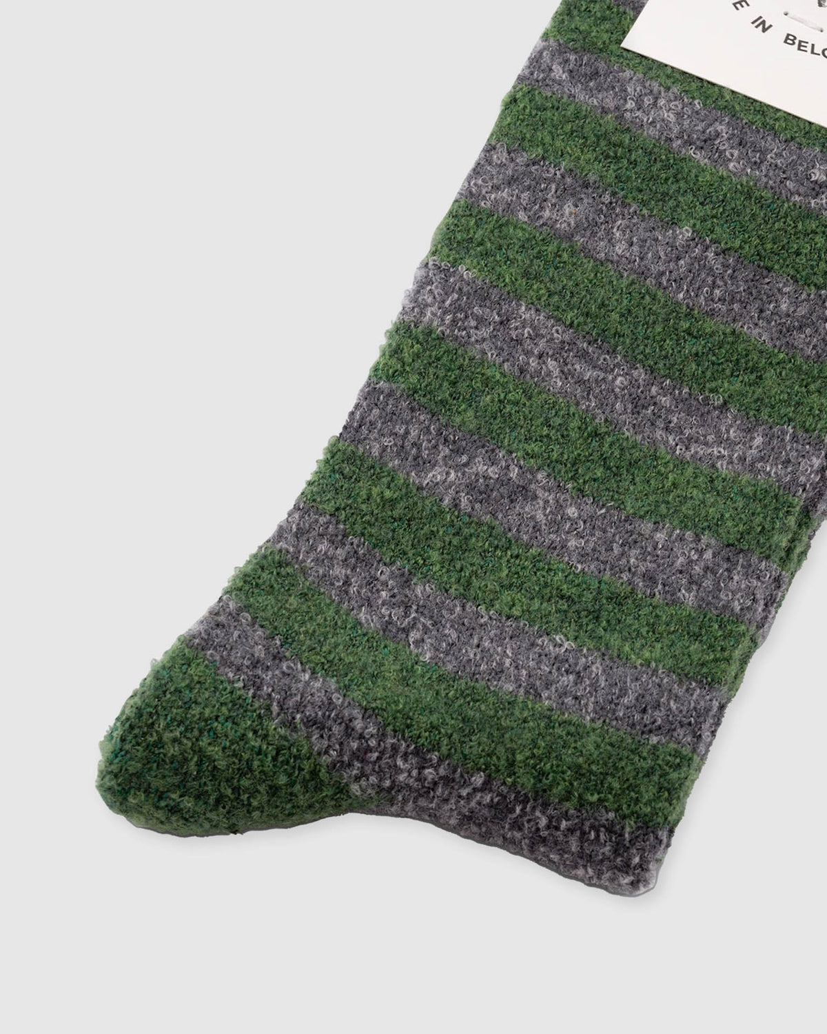 Cosmonaut Socks - Dark Grey/green