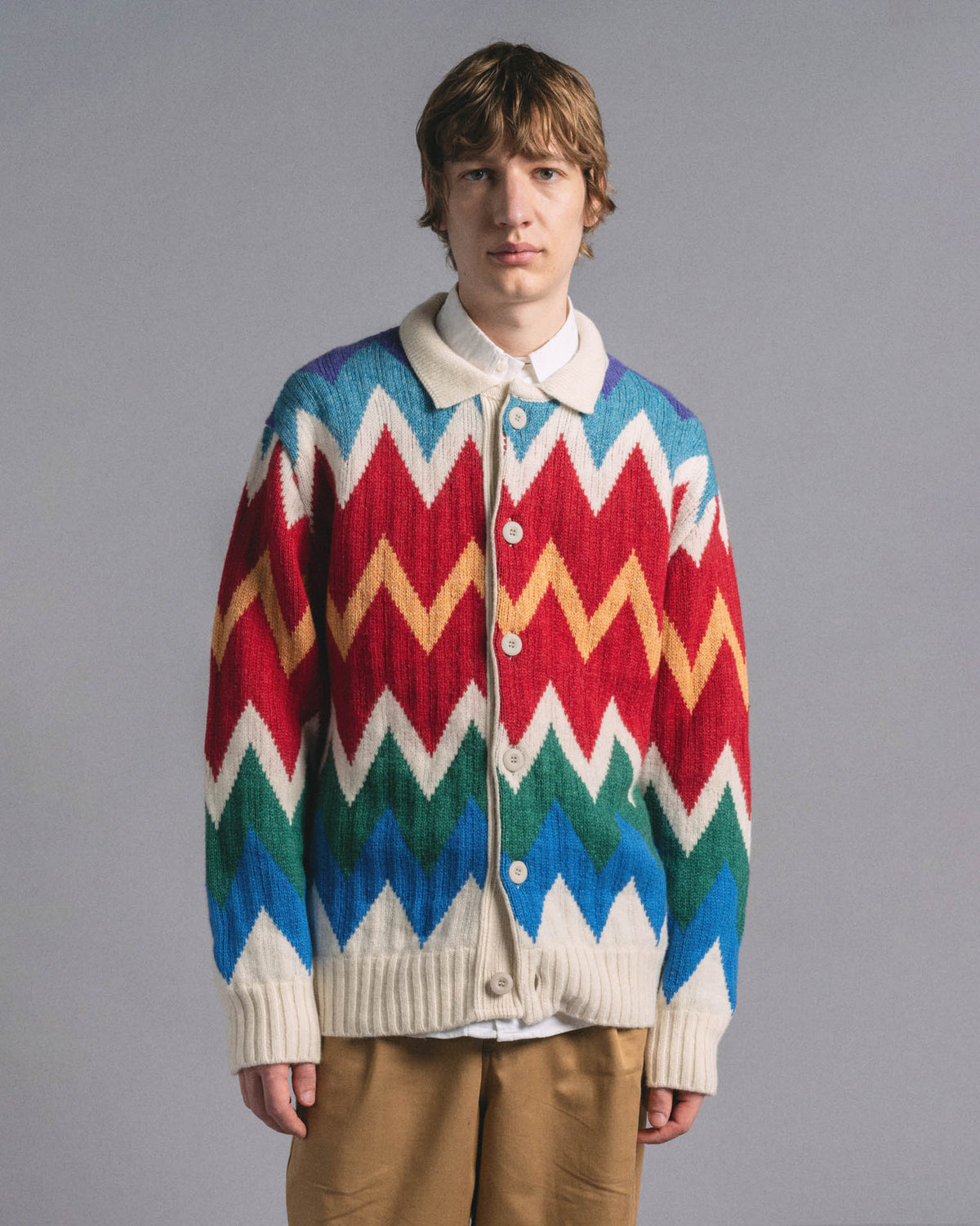 Dark Star Cardigan - Ecru Sand