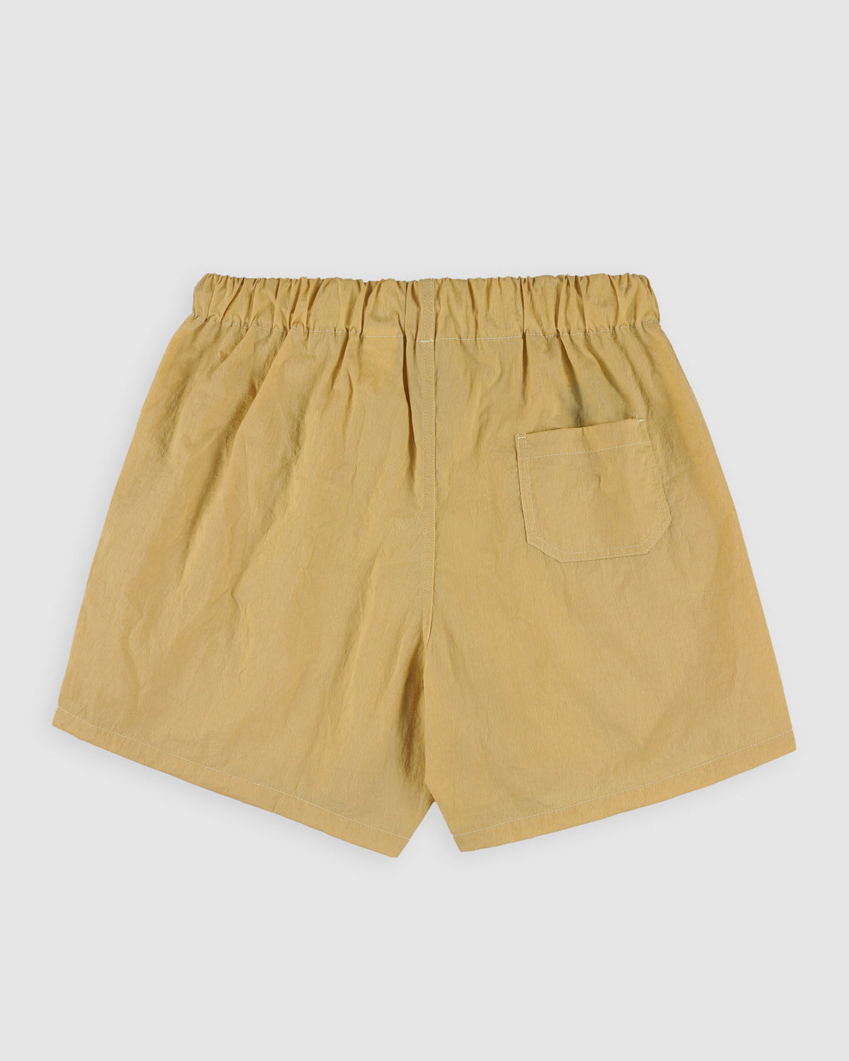 Doppler Effect Shorts - Grungy Japanese Nylon Twill - Yellow