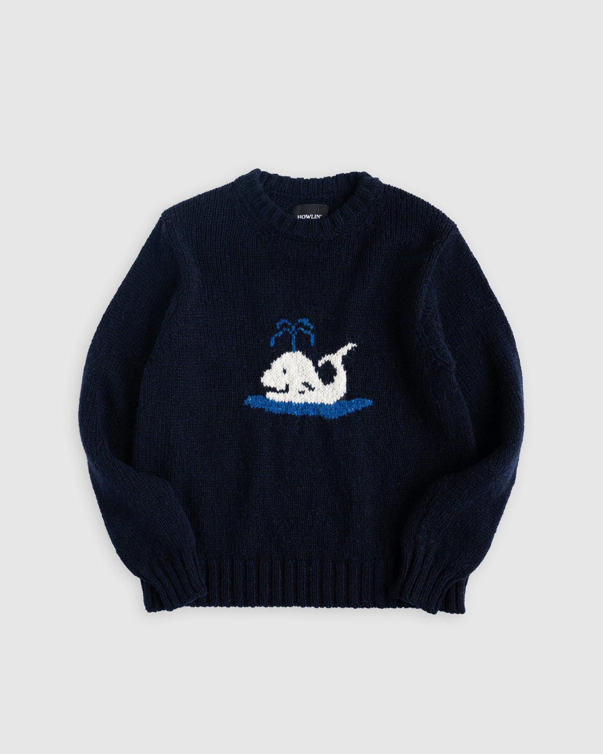 Floating Smiling Whale - Navy (Women)