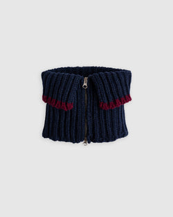 Future Zipper Collar - Navy