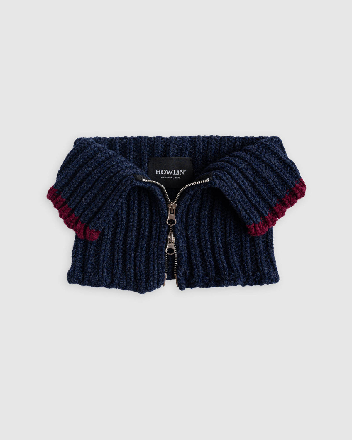 Future Zipper Collar - Navy
