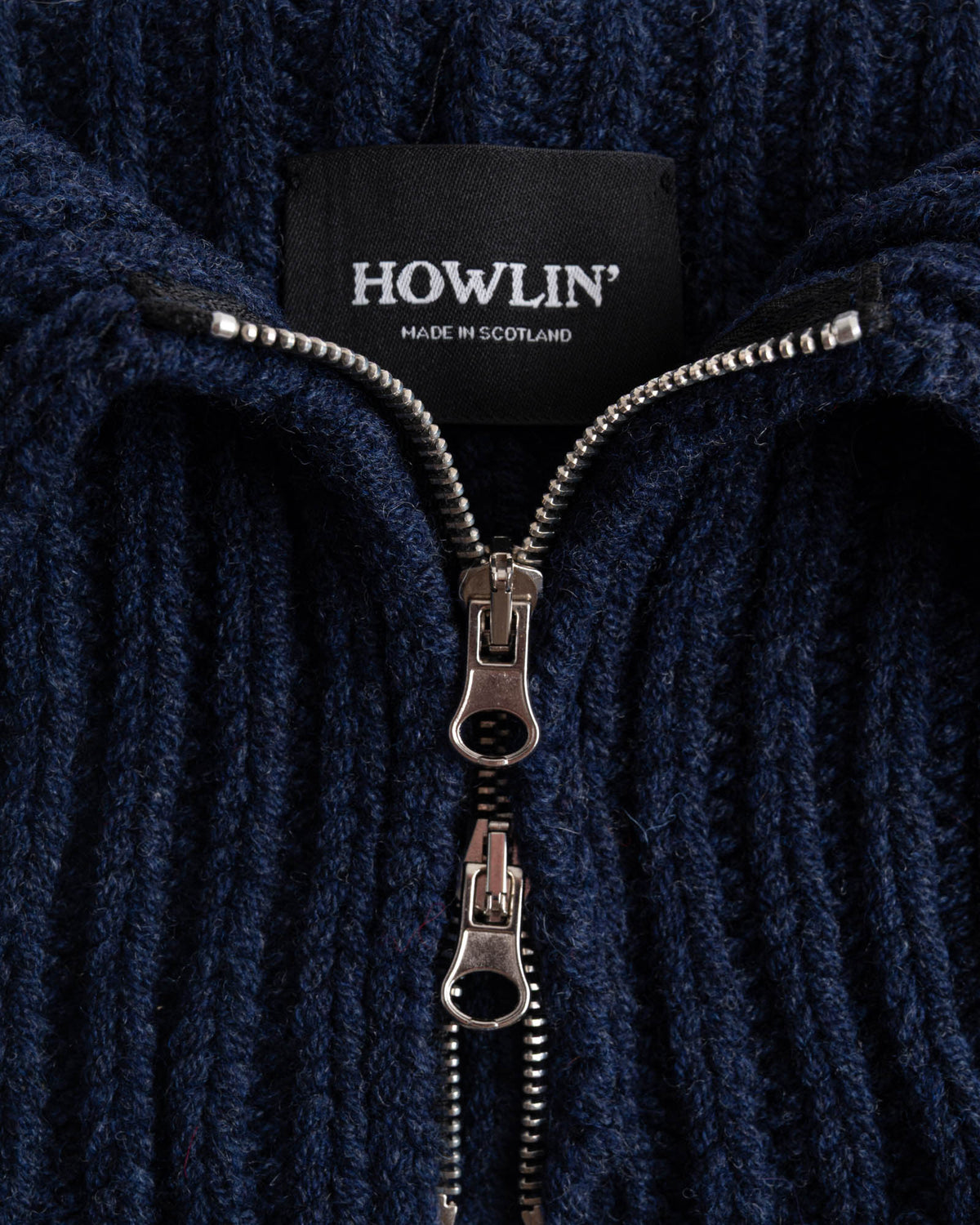 Future Zipper Collar - Navy