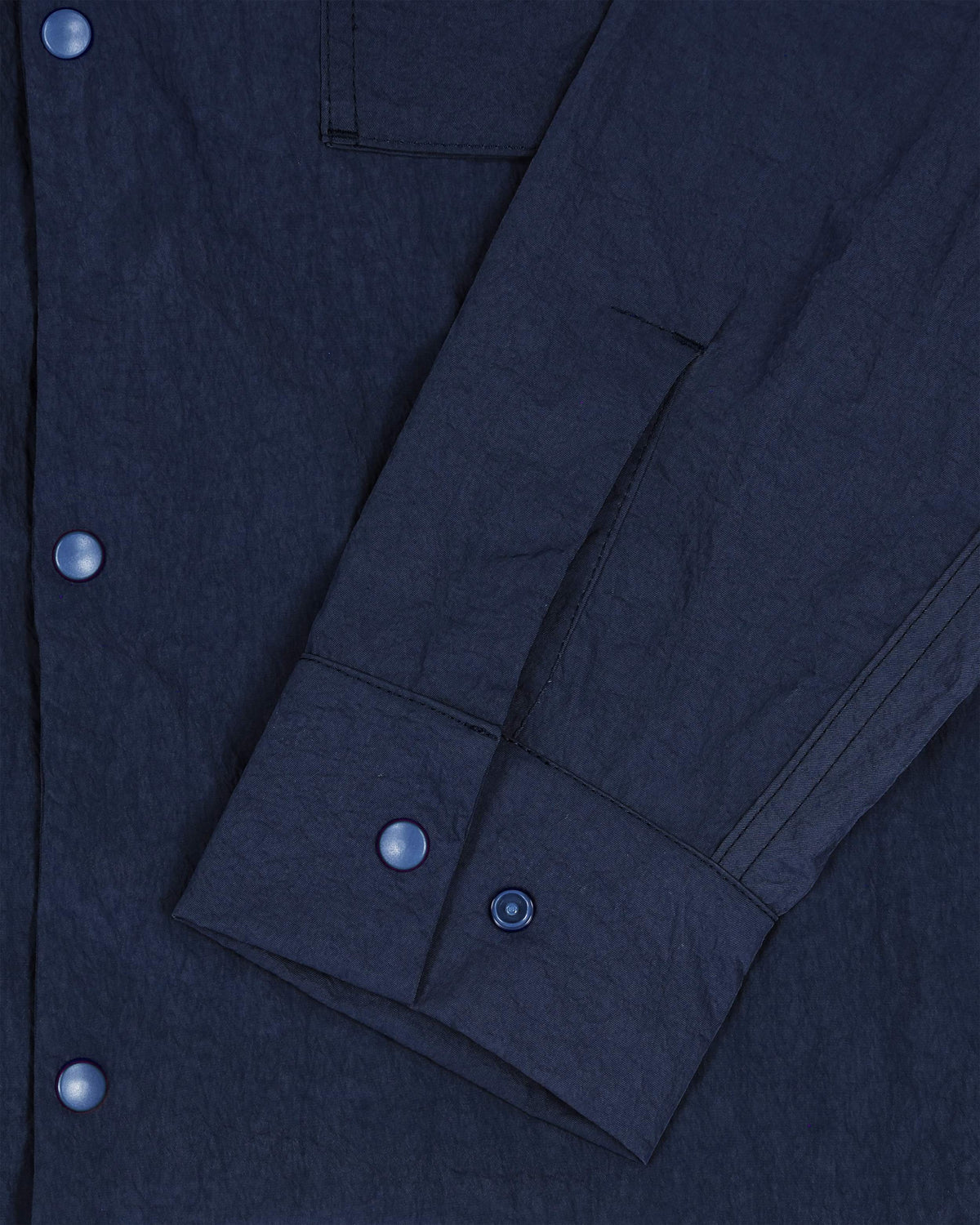 Hidden Shirt - Grungy Japanese Nylon Twill - Deep Navy