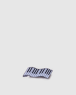 Piano Pin - Black & White
