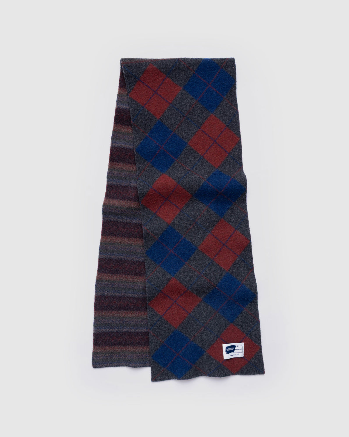 Howlin' x Engineered Garments - Argyle Mixed Scarf